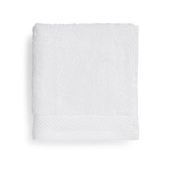 Tesino 100% Ring-Spun 2-Ply Combed Cotton Wash Cloth, White, 13" x13"