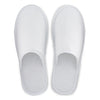 Registry Waffle Weave Closed Toe Slippers, white